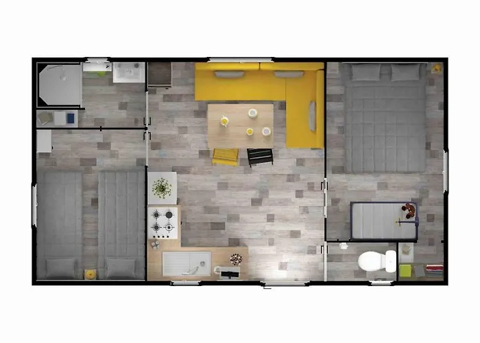 キャンプ場 Paradis Le Rocher De La Granelle *